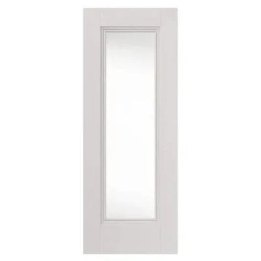 JB Kind Belton White Primed Glazed Internal Door - 1981mm x 610mm 