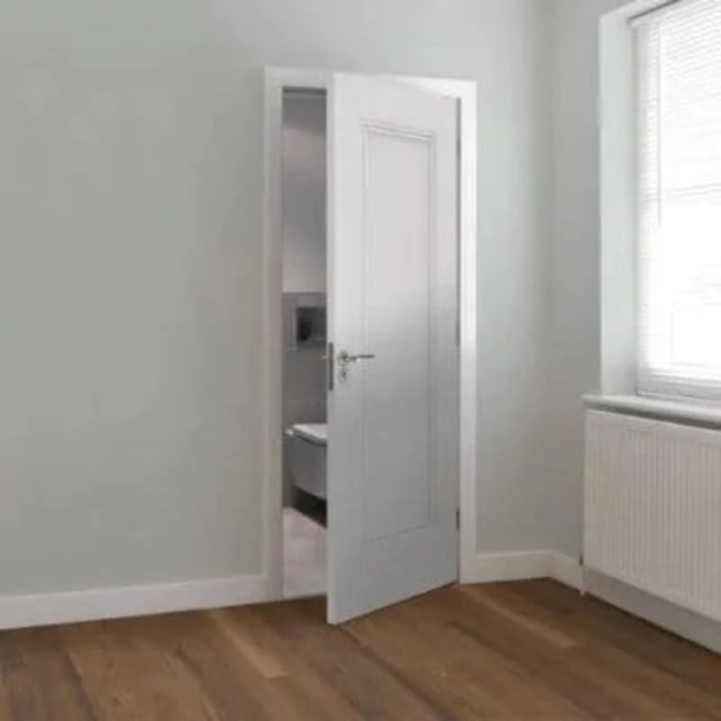 JB Kind Belton White Primed Internal Fire Door FD30 - 1981mm x 610mm 