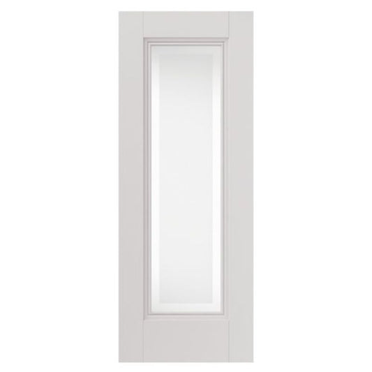 JB Kind Belton White Primed Etched Glaze Internal Door - 1981 x 838 x 35mm