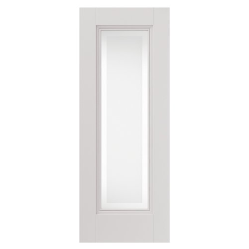 Image for JB Kind Belton White Primed Etched Glaze Internal Door