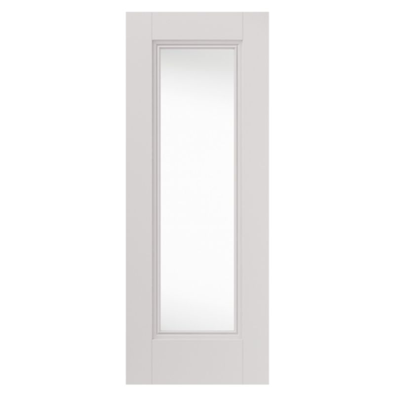 JB Kind Belton White Primed Glazed Internal Door - 1981 x 762 x 35mm