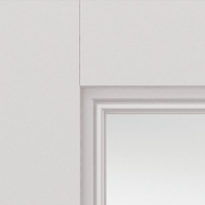 JB Kind Belton White Primed Glazed Internal Door - 1981 x 762 x 35mm