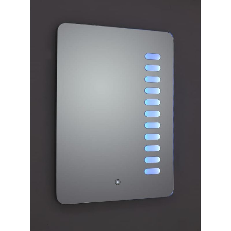 Aqua Kinsale Rectangular LED Mirror with Demister Pad & On/Off Touch Sensor - 700mm x 500mm