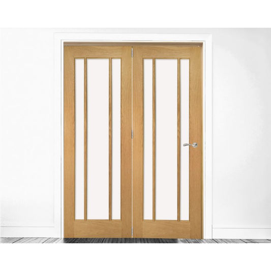 Deanta Unfinished Oak Bifold Room Divider Frame 