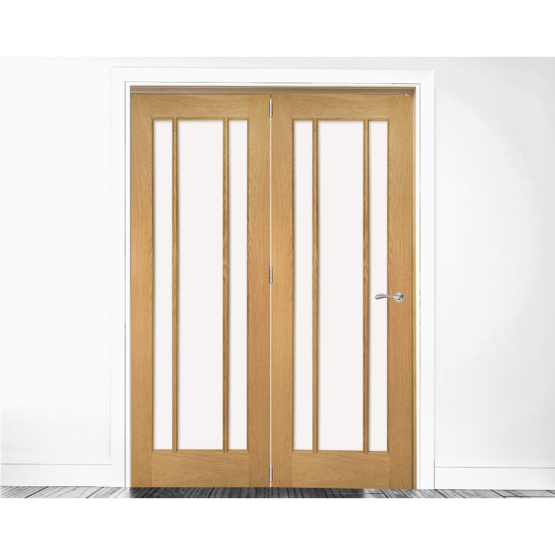 Deanta Prefinished Oak Bifold Room Divider Frame