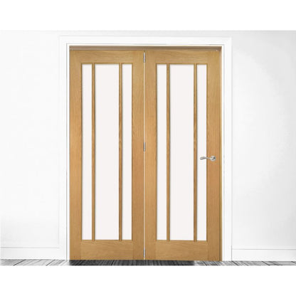 Deanta Prefinished Oak Bifold Room Divider Frame