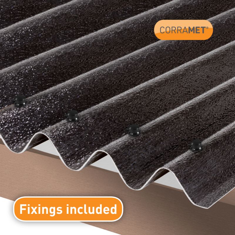 Corramet Corrugated Roof Sheet Kit Including Fixings