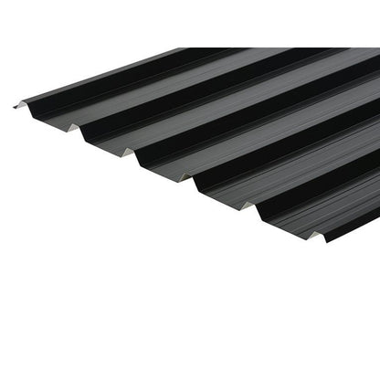 Cladco 32/1000 Box Profile Polyester Paint Coated 0.7mm Metal Roof Sheet Black - All Sizes