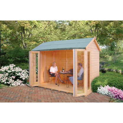 Shire Blenheim Summerhouse w/Bi-Fold Doors - All Sizes