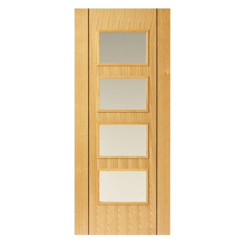 JB Kind Oak Blenheim Pre-Finished Internal Fire Door 1981 X 838 X 44mm