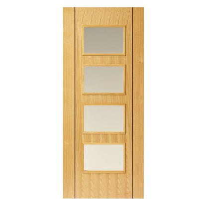 Image for JB Kind Oak Blenheim Pre-Finished Internal Fire Door