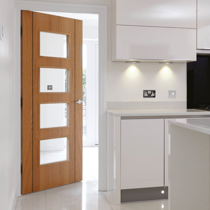 Image for JB Kind Oak Blenheim Pre-Finished Internal Fire Door