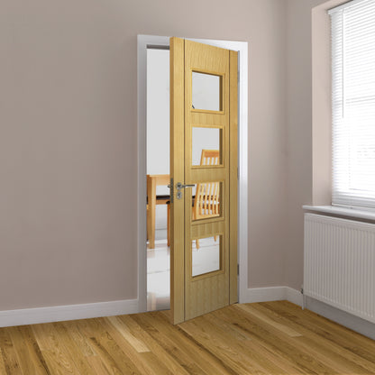 Image for JB Kind Oak Blenheim Pre-Finished Internal Fire Door