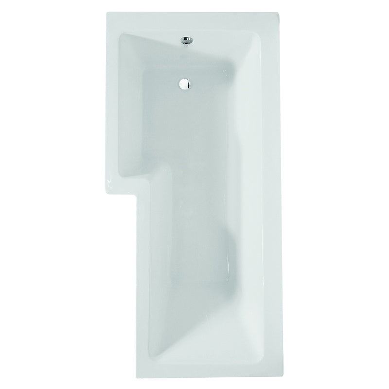 Aqua Blok L Tungstenite Bath (Left Handed) inc Front Panel, L Shaped Bath Screen and Towel Rail - All Sizes