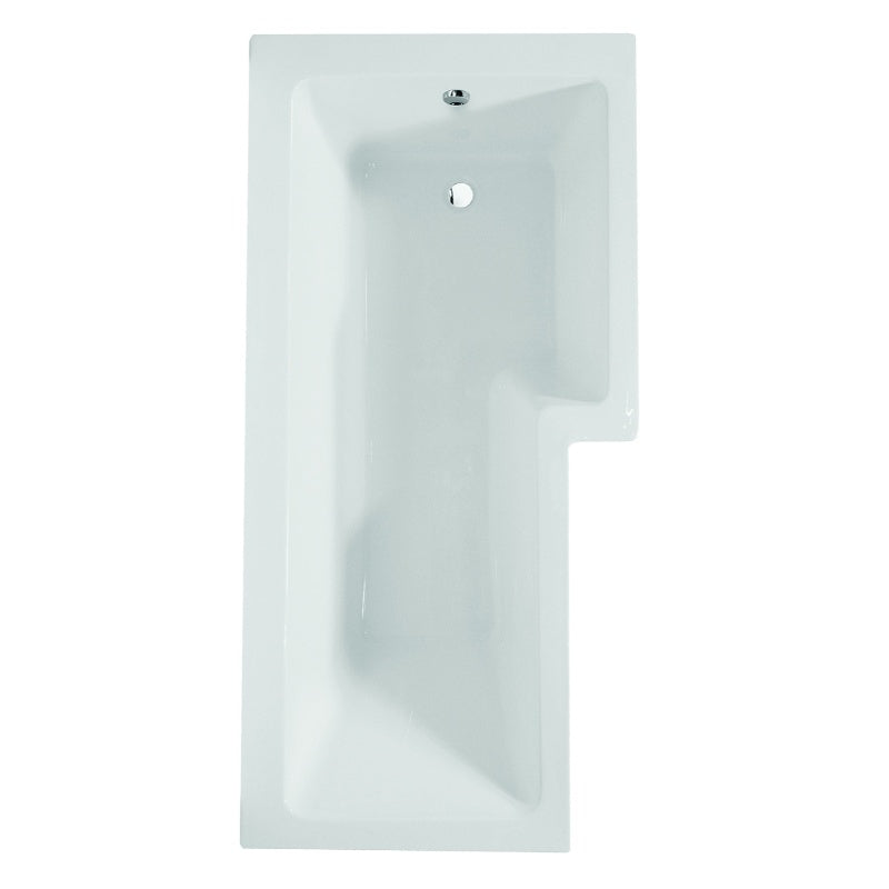 Aqua Blok L Tungstenite Bath (Right Handed) inc Front Panel, L Shaped Bath Screen and Towel Rail - All Sizes