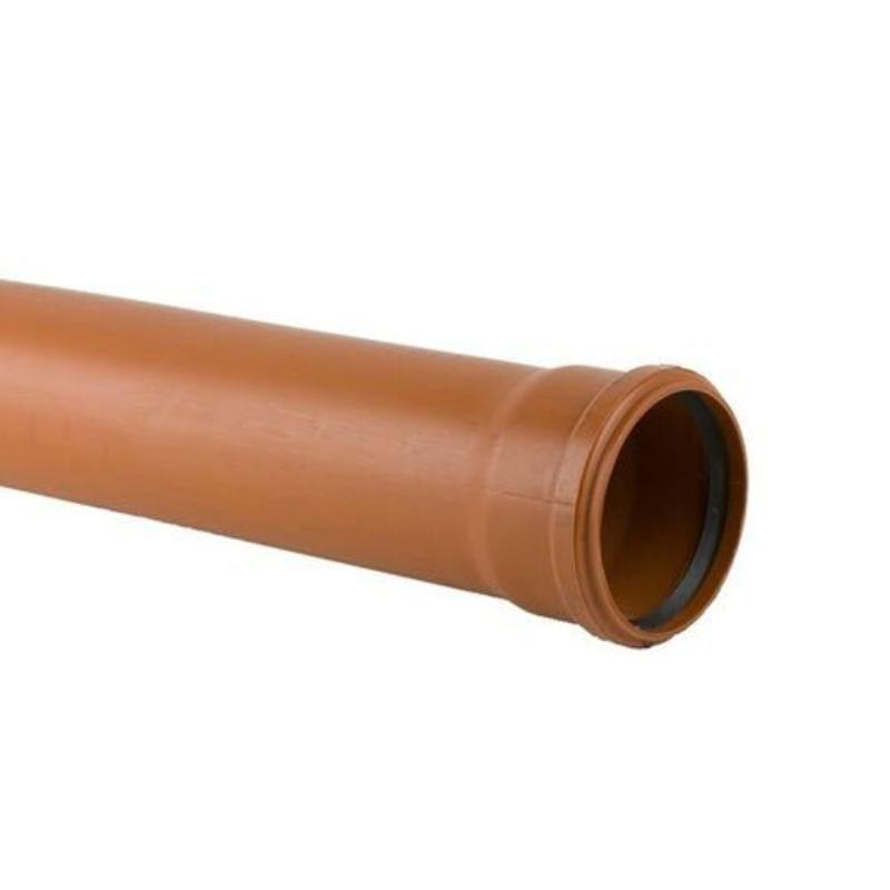 Brett Martin Underground Single Socket Pipe -160mm x 6m