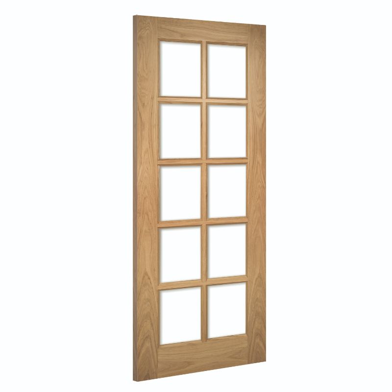 Image for Deanta Bristol Glazed Interior Oak Door 1981 x 610 x 35mm