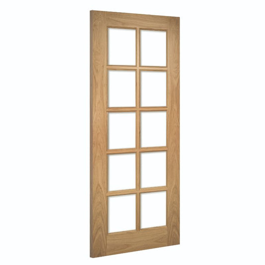 Image for Deanta Bristol Glazed Interior Oak Door 1981 x 838 x 35mm