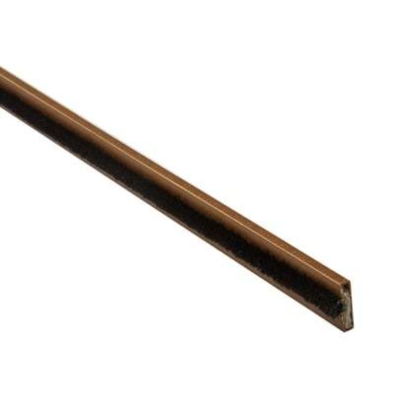 LPD Lorient Intumescent Pile (Black Brush) FD30 Brown - 20mm x 4mm x 2.1m