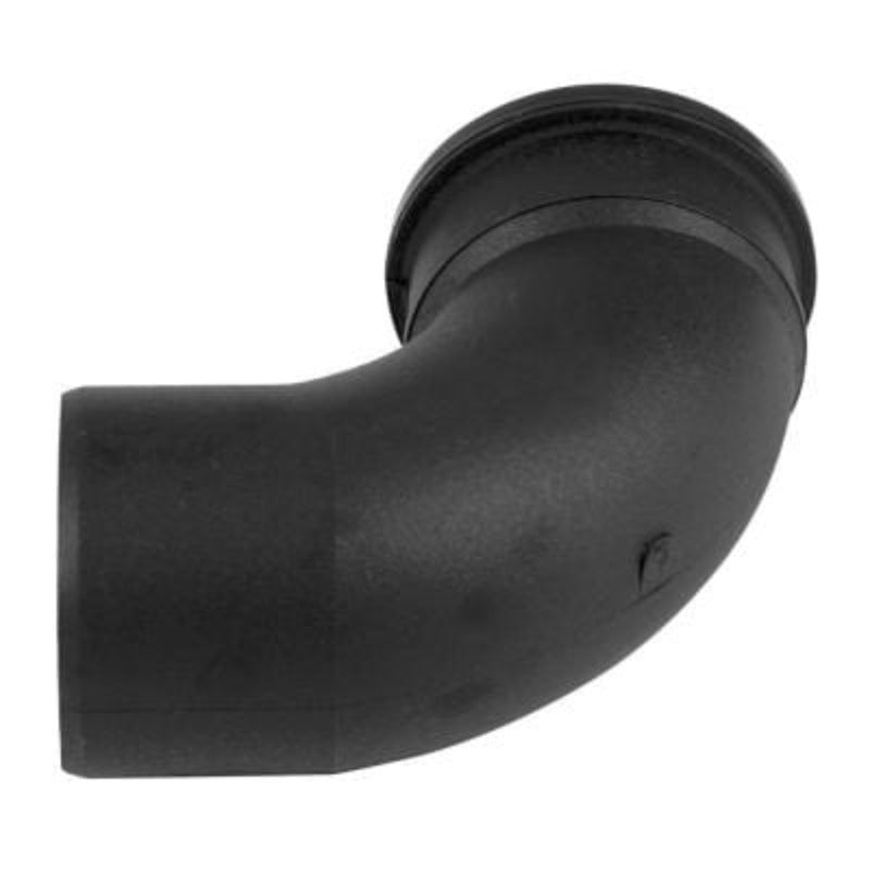 Brett Martin Cascade Push Fit Soil 110mm 92.5 Degree Single Socket Bend (Cast Iron Effect)