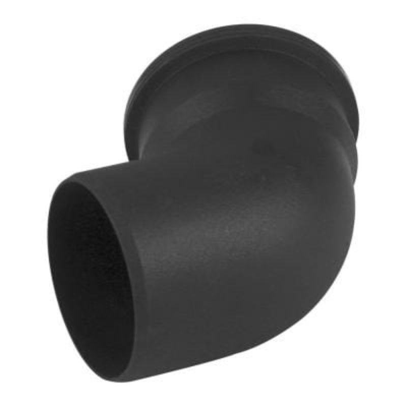 Brett Martin Cascade Push Fit Soil 110mm 112.5 Single Socket Bend (Cast Iron Effect)