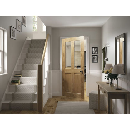 Image for Deanta Bury Glazed Interior Oak Door