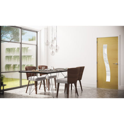 Image for Deanta Cadiz Glazed Interior Oak Door