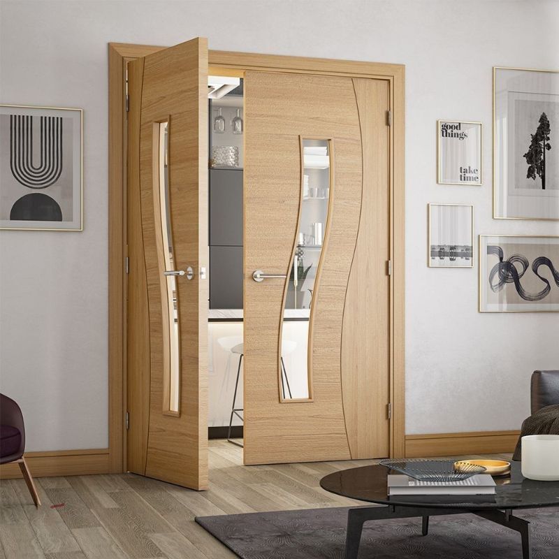 Image for Deanta Cadiz Glazed Interior Oak Door 1981 x 610 x 35mm