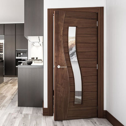 Image for Deanta Cadiz Glazed Interior Walnut Door