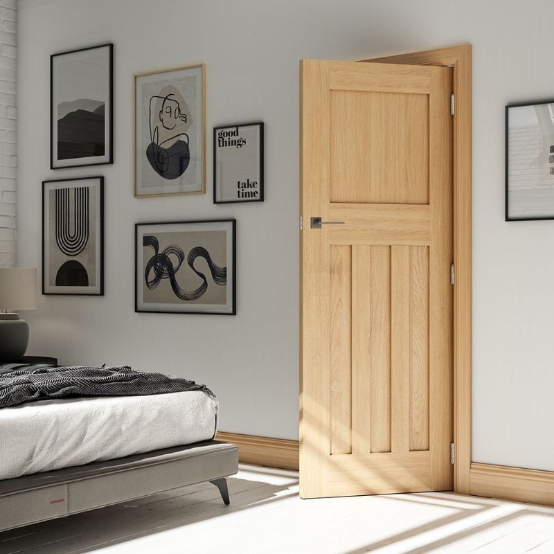 Image for Deanta Cambridge Interior Oak Door 1981 x 610 x 35mm