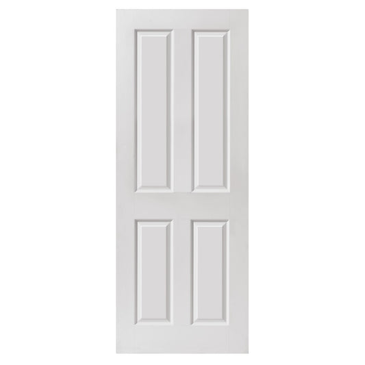 Image For JB Kind White Smooth 4 Moulded Panel Canterbury Internal Fire Door 