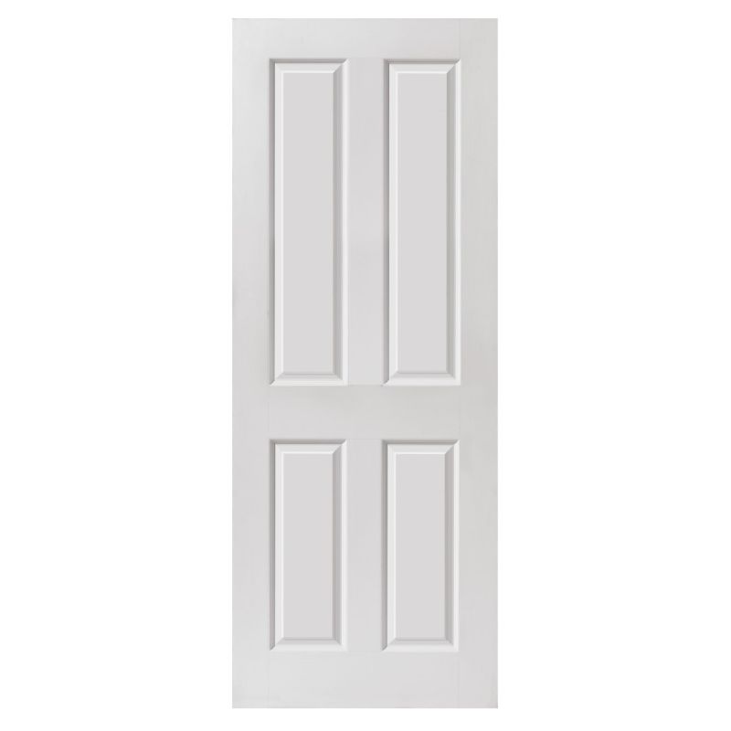 JB Kind White Smooth 4 Moulded Panel Canterbury Internal Door 1981 X 610 X 35mm