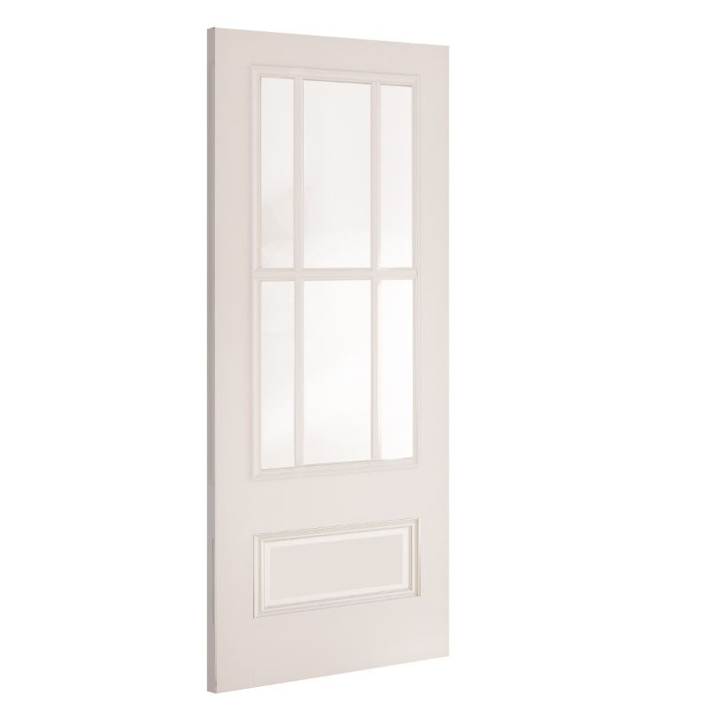 Deanta Canterbury Bevelled Glaze Interior White Primed Door