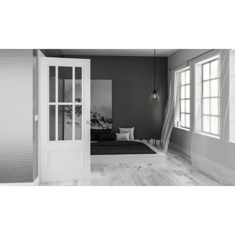 Deanta Canterbury Bevelled Glaze Interior White Primed Door