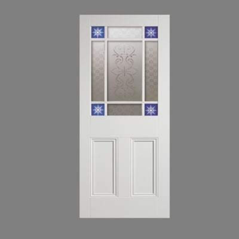 Downham White Primed 9 Unglazed Panels Interior Door - All Sizes