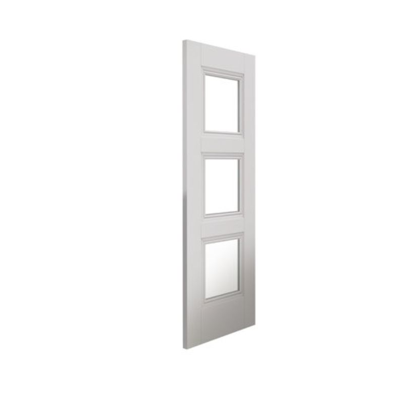 JB Kind Catton White Primed Glazed Internal Door - 1981 x 686 x 35mm