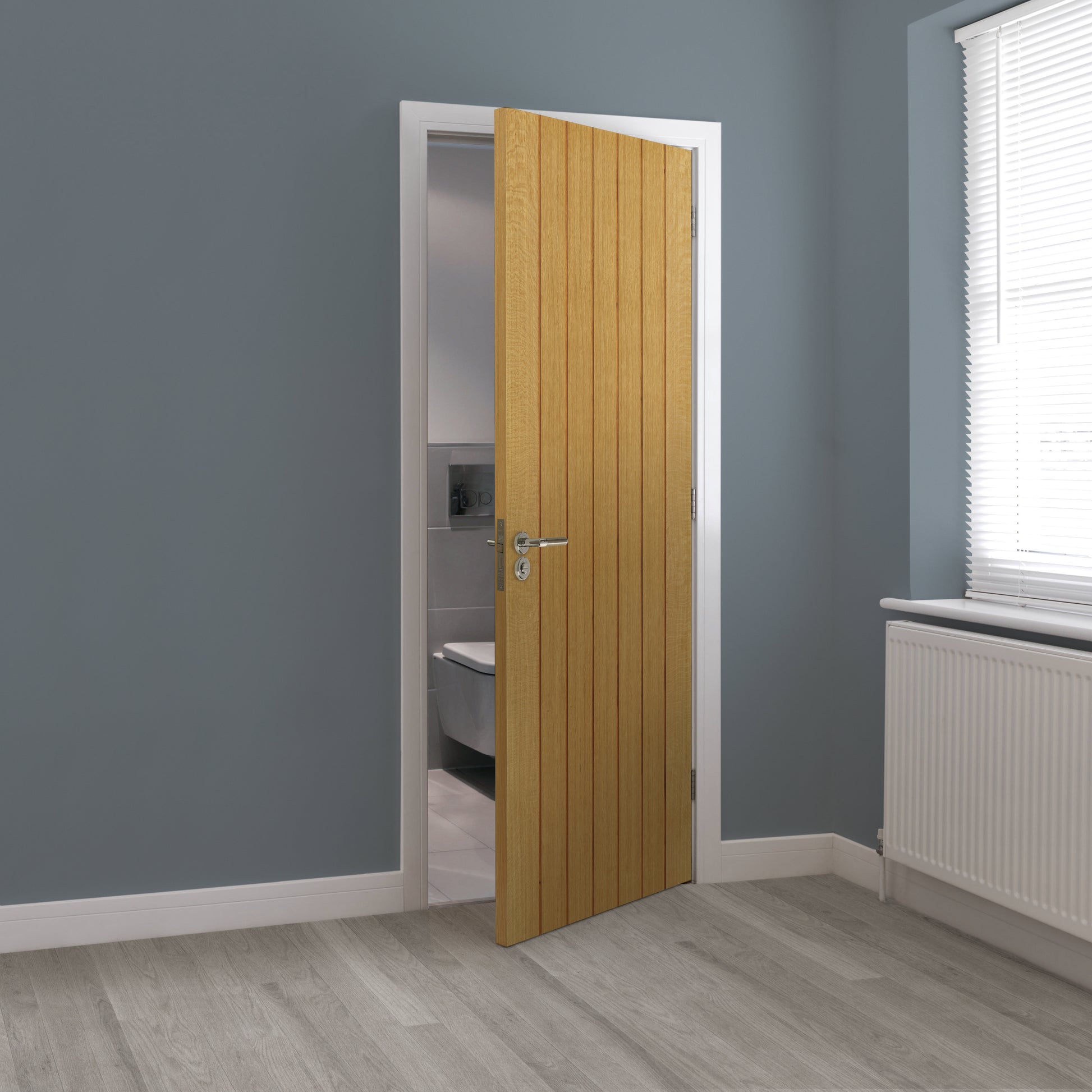 Image for JB Kind Cherwell Oak Cottage Internal Door