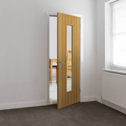 Image for JB Kind Cherwell Glazed Oak Cottage Internal Door