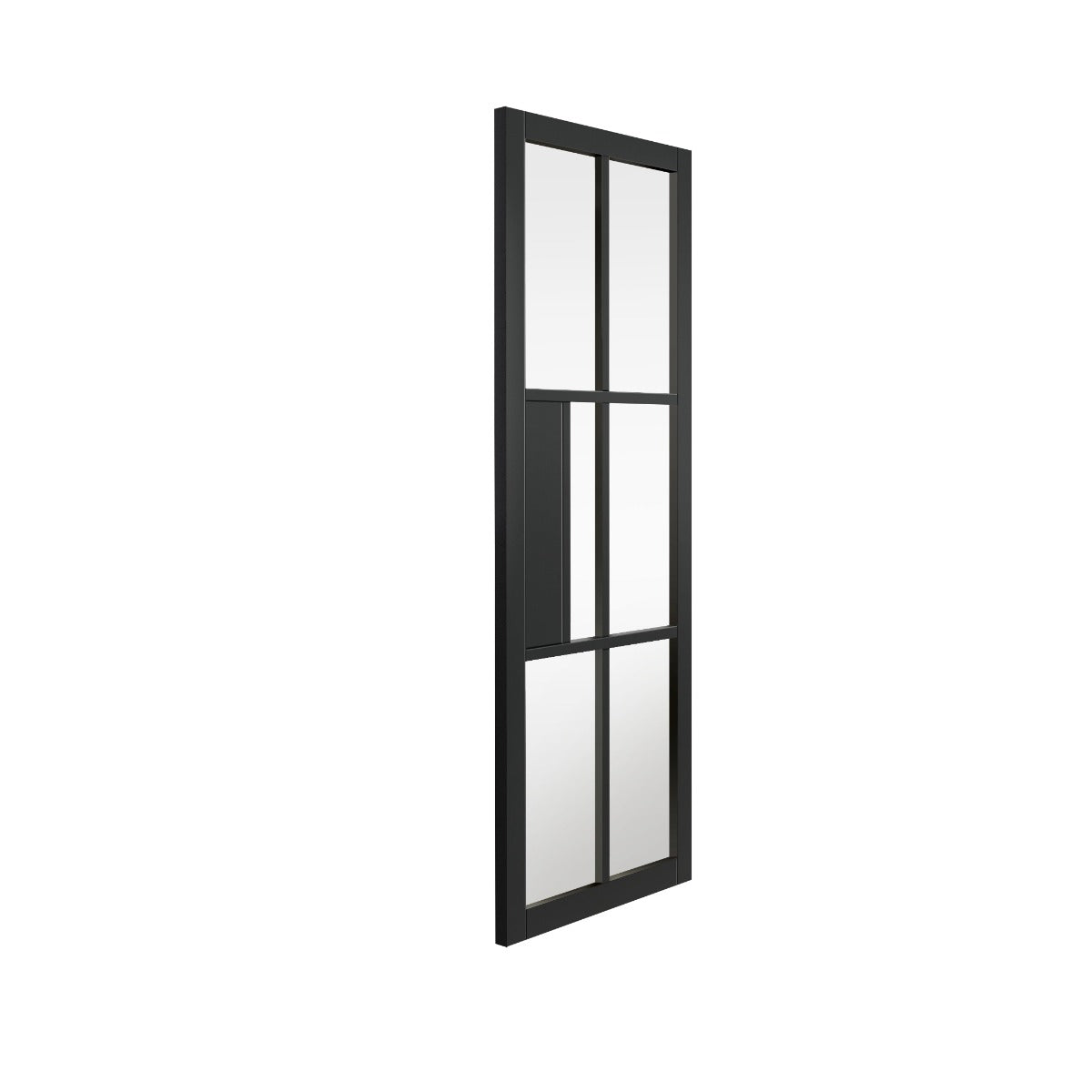 JB Kind Civic Black Clear Glass Internal Door