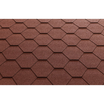 Katepal Classic KL Hexagonal Bitumen Roof Shingles (3m2 Pack) - All Colours