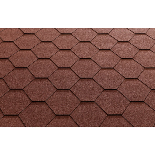 Katepal Classic KL Hexagonal Bitumen Roof Shingles (3m2 Pack) - All Colours