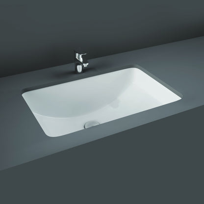 RAK Ceramics Cleo 510mm In-Countertop Basin 1 Tap Hole White