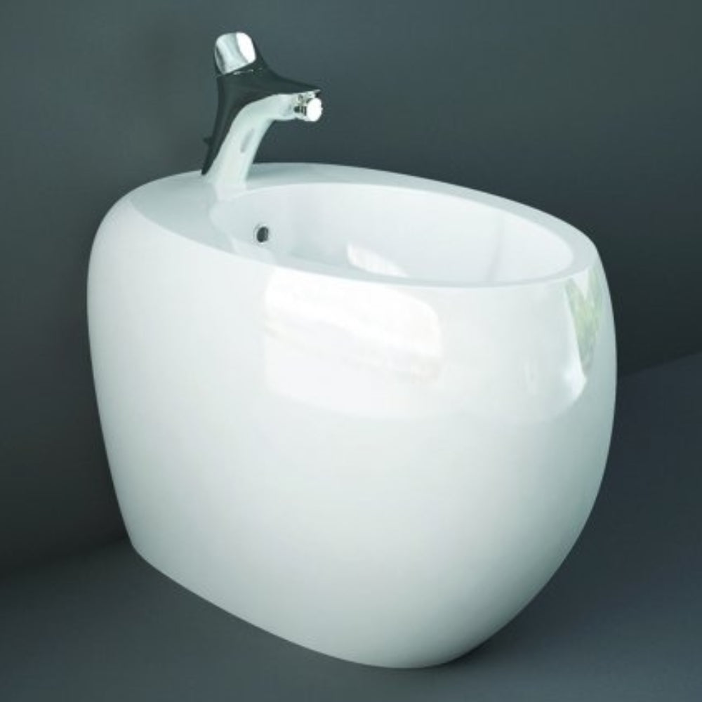 RAK Ceramics Cloud Back To Wall Bidet 1 Tap Hole in Gloss White