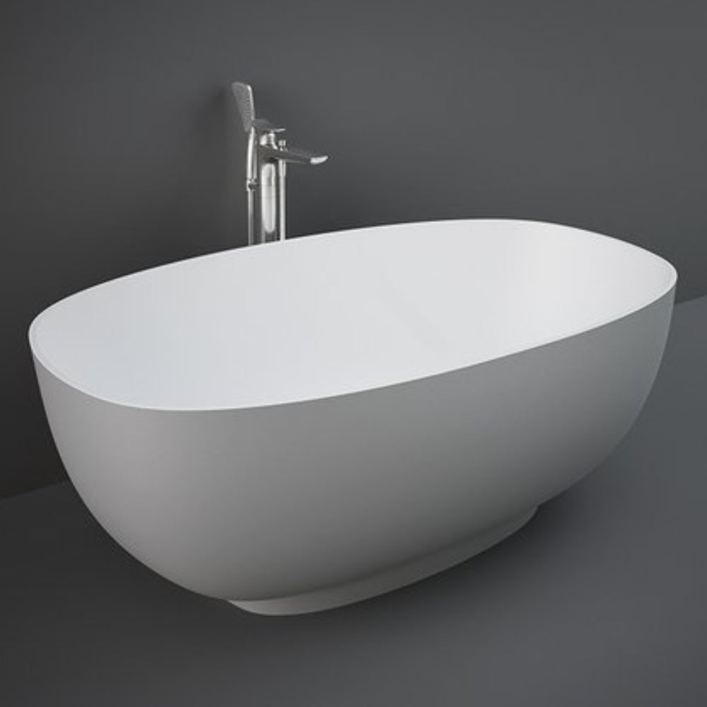 RAK Ceramics Cloud Freestanding Bath 1400mm x 753mm - Matt Grey