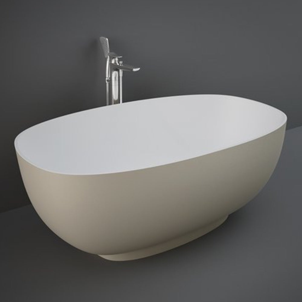 RAK Ceramics Cloud Freestanding Bath 1400mm x 753mm - Matt Cappuccino