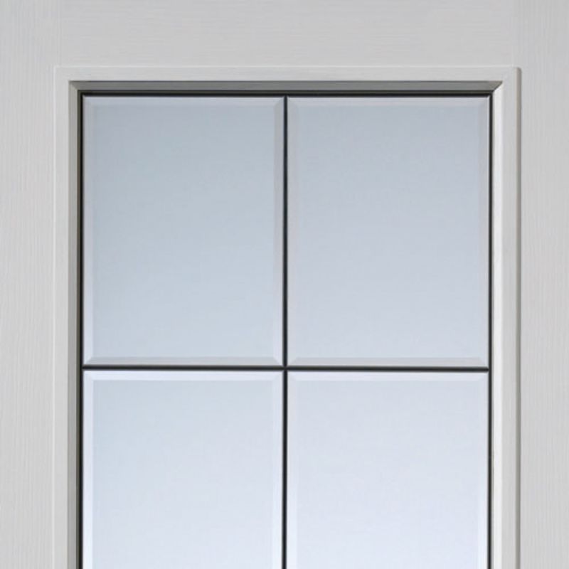 JB Kind White Moulded Panel Decima Internal Door 1981 X 762 X 35mm