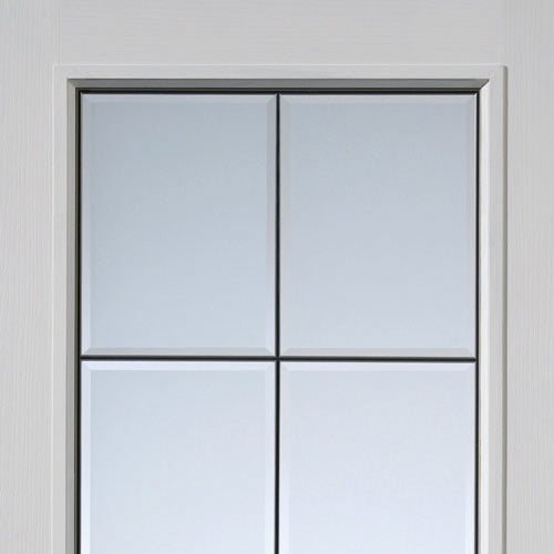 Image for JB Kind White Moulded Panel Decima Internal Door