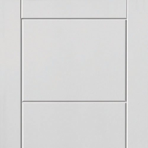 Image for JB Kind White Primed Moulded Panel Quattro Internal Fire Door