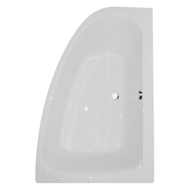 Aqua Cloud 1500mm x 1000mm Offset Corner Bath (Suitable for right-hand installation)