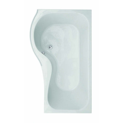 Aqua Compact P Left Bath - 1700mm x 800mm (Left Hand) inc Front Panel, Shower Screen and Towel Rail